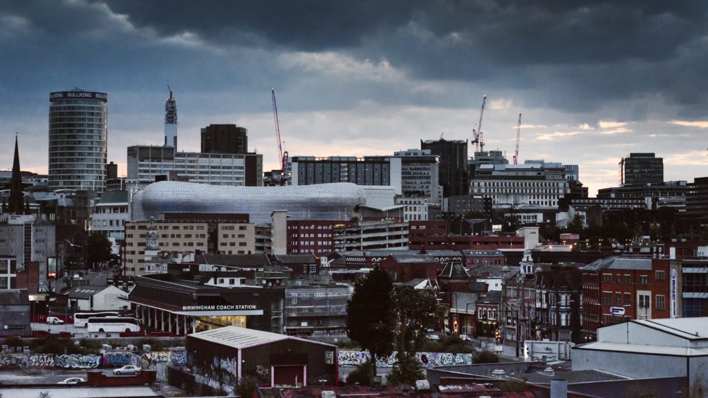 Birmingham City skyline