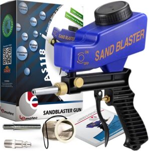 LE LEMATEC Portable Sand Blaster Gun Kit